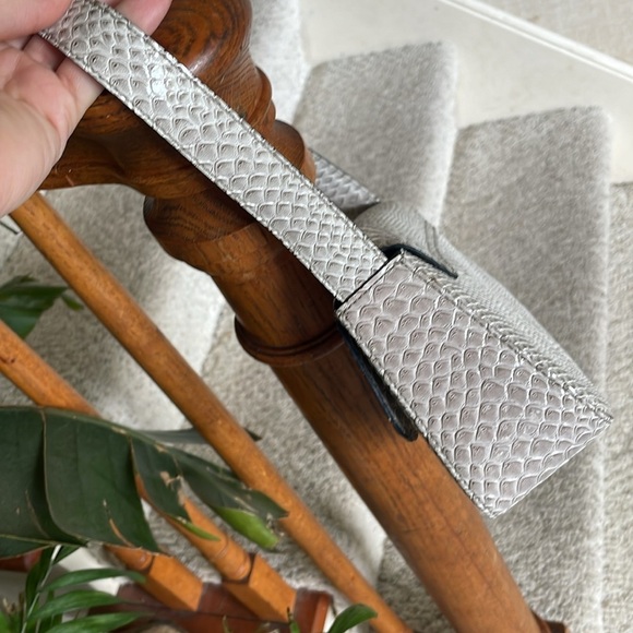 Guess Snakeskin Y2K 90s Shoulder Purse - Picture 7 of 16